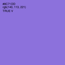 #8C71DD - True V Color Image