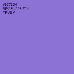 #8C72D4 - True V Color Image