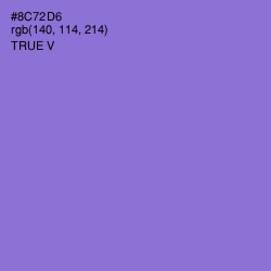 #8C72D6 - True V Color Image