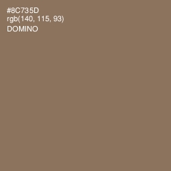 #8C735D - Domino Color Image