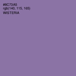 #8C73A5 - Wisteria Color Image