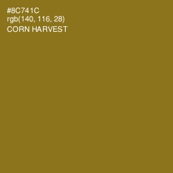#8C741C - Corn Harvest Color Image