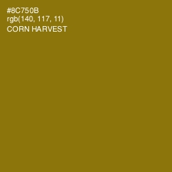 #8C750B - Corn Harvest Color Image