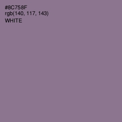 #8C758F - Mountbatten Pink Color Image