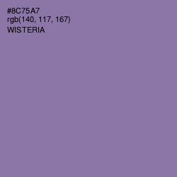 #8C75A7 - Wisteria Color Image