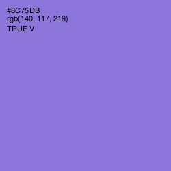 #8C75DB - True V Color Image