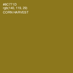 #8C771D - Corn Harvest Color Image