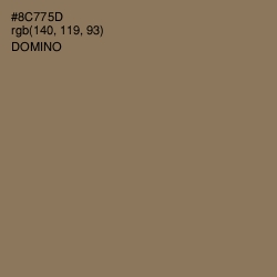 #8C775D - Domino Color Image