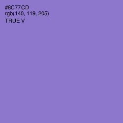 #8C77CD - True V Color Image