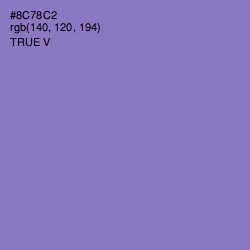 #8C78C2 - True V Color Image