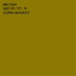 #8C7904 - Corn Harvest Color Image