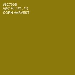 #8C790B - Corn Harvest Color Image