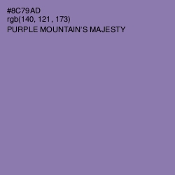 #8C79AD - Purple Mountain's Majesty Color Image