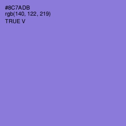 #8C7ADB - True V Color Image