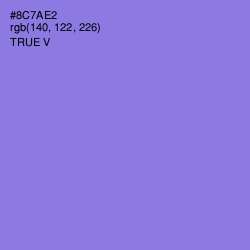 #8C7AE2 - True V Color Image