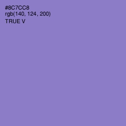 #8C7CC8 - True V Color Image