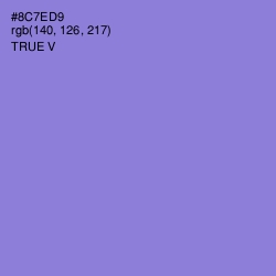 #8C7ED9 - True V Color Image