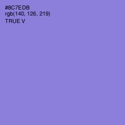 #8C7EDB - True V Color Image