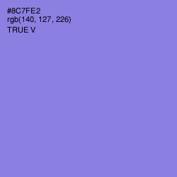 #8C7FE2 - True V Color Image
