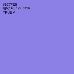 #8C7FE5 - True V Color Image