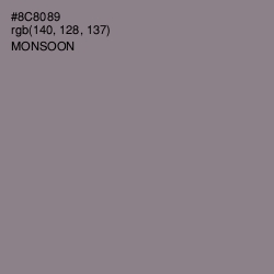 #8C8089 - Monsoon Color Image