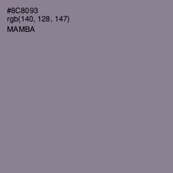 #8C8093 - Mamba Color Image