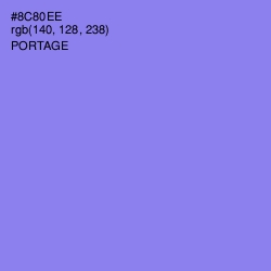 #8C80EE - Portage Color Image