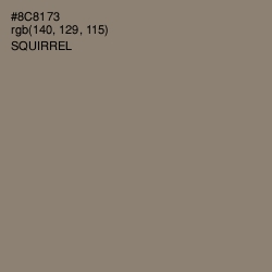 #8C8173 - Squirrel Color Image