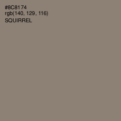 #8C8174 - Squirrel Color Image