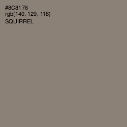 #8C8176 - Squirrel Color Image