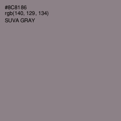 #8C8186 - Suva Gray Color Image