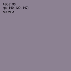 #8C8193 - Mamba Color Image