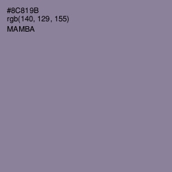 #8C819B - Mamba Color Image