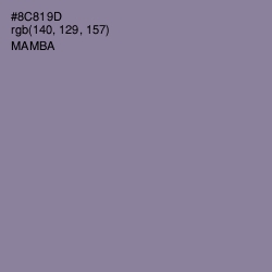 #8C819D - Mamba Color Image