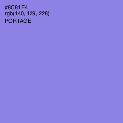 #8C81E4 - Portage Color Image