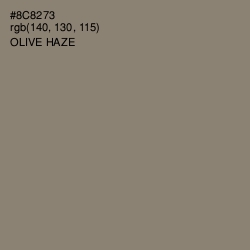 #8C8273 - Olive Haze Color Image