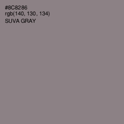 #8C8286 - Suva Gray Color Image