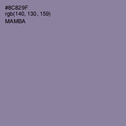 #8C829F - Mamba Color Image