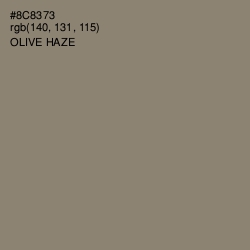 #8C8373 - Olive Haze Color Image