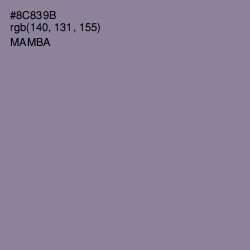 #8C839B - Mamba Color Image