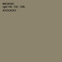 #8C846C - Avocado Color Image