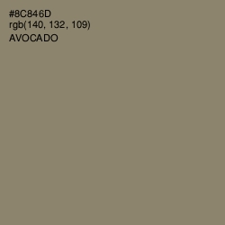 #8C846D - Avocado Color Image