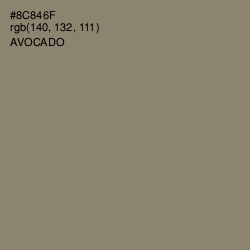 #8C846F - Avocado Color Image