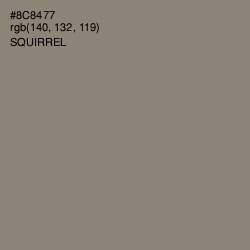 #8C8477 - Squirrel Color Image