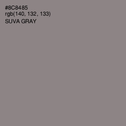 #8C8485 - Suva Gray Color Image