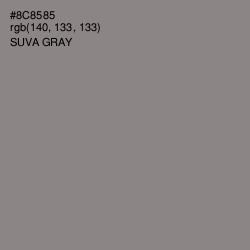 #8C8585 - Suva Gray Color Image