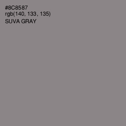 #8C8587 - Suva Gray Color Image