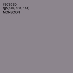 #8C858D - Monsoon Color Image