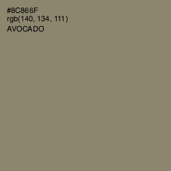 #8C866F - Avocado Color Image