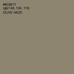 #8C8671 - Olive Haze Color Image